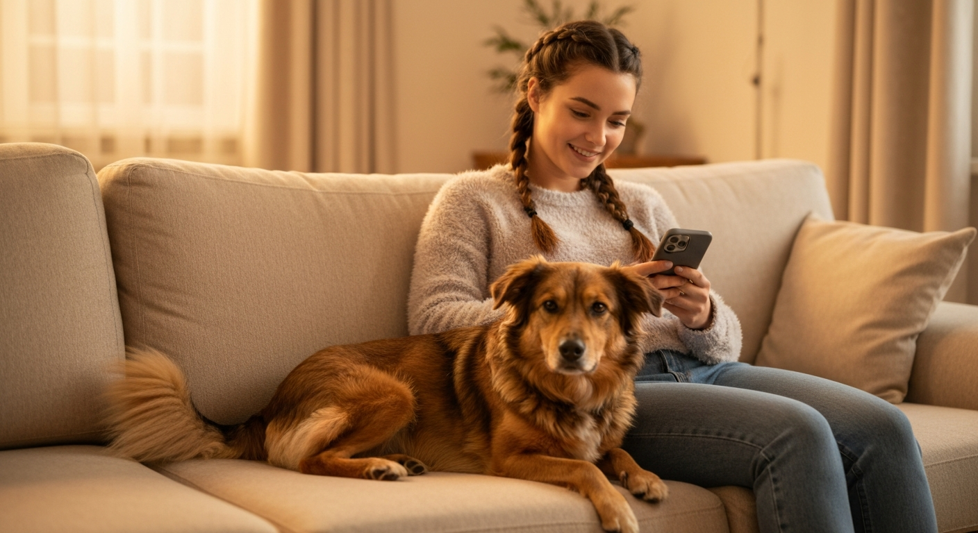 Dog owner being aware of pet safety when using kratom