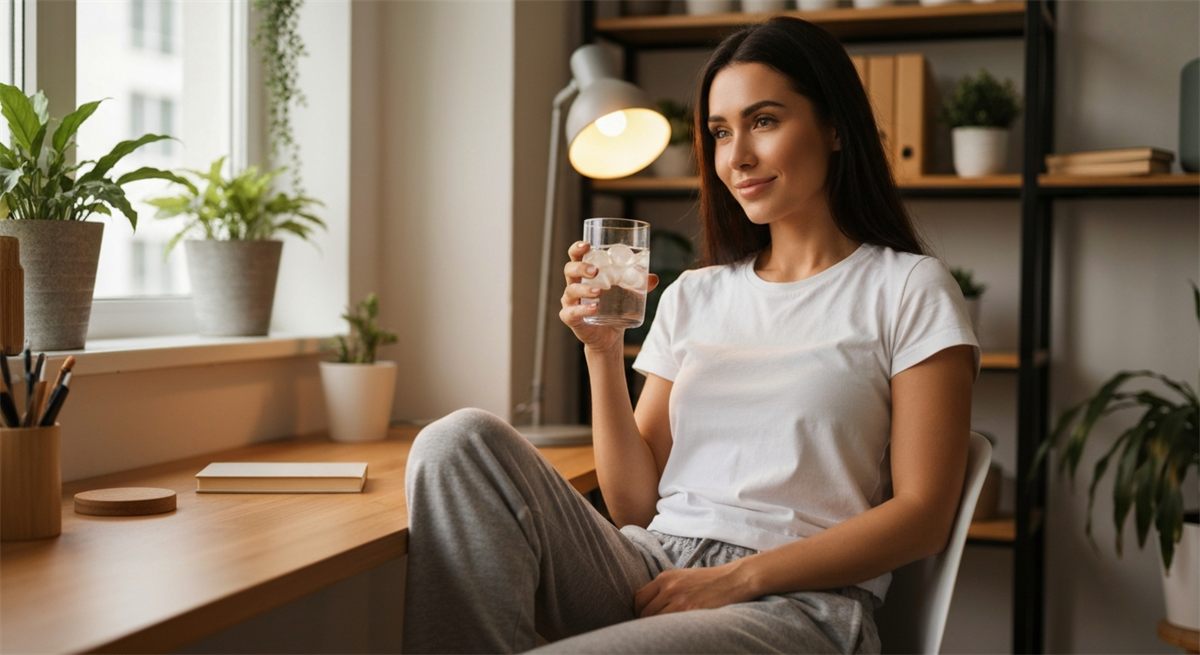 A calm daily routine where kratom is used for mood support