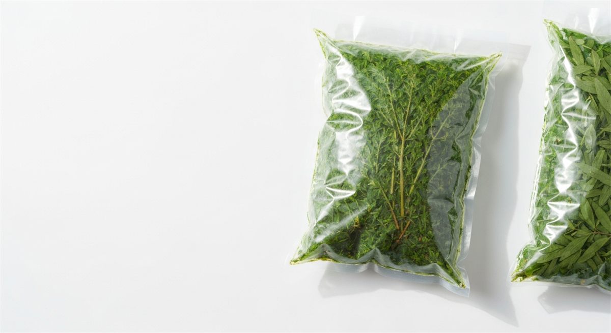 Vacuum sealed kratom packaging for long term freshness
